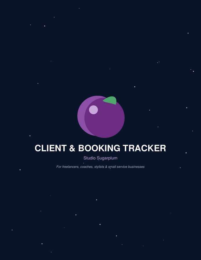 Client & Booking Tracker (Studio Sugarplum)