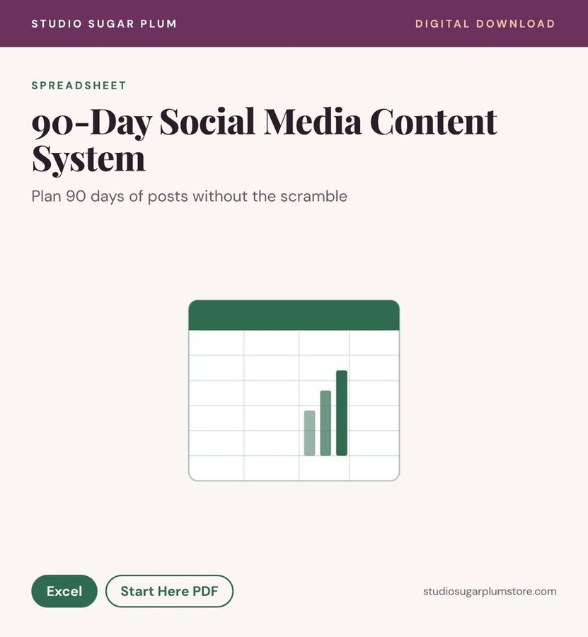 90-Day Social Media Content System